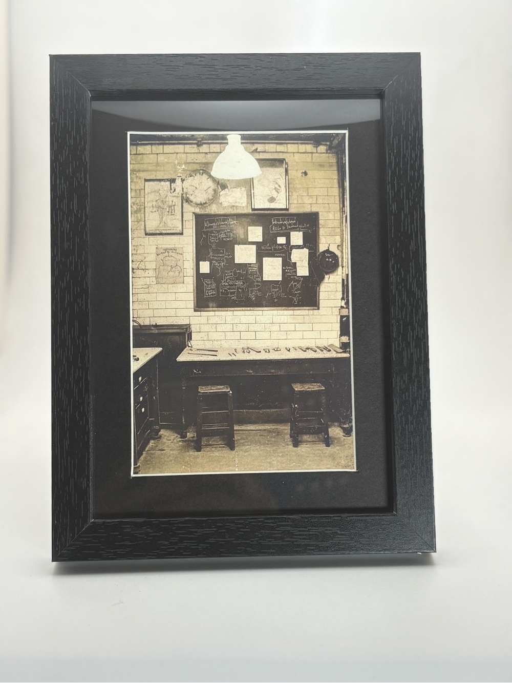 Vintage Curiosity Lab Framed Art Print